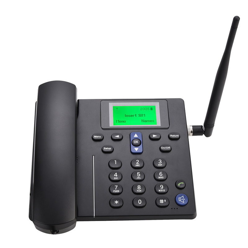 2G Dual SIM Cordless Landline Phone Caller ID Hand Free